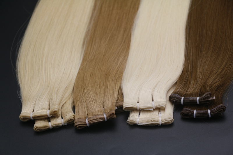 How to apply flat silk weft